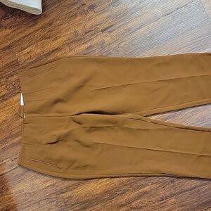 Nine west tapered pants woman size 16/27 brown